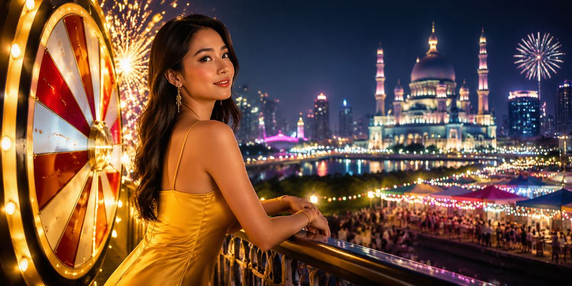 Acara cabutan bertuah di Putrajaya dengan pemandangan malam yang memukau